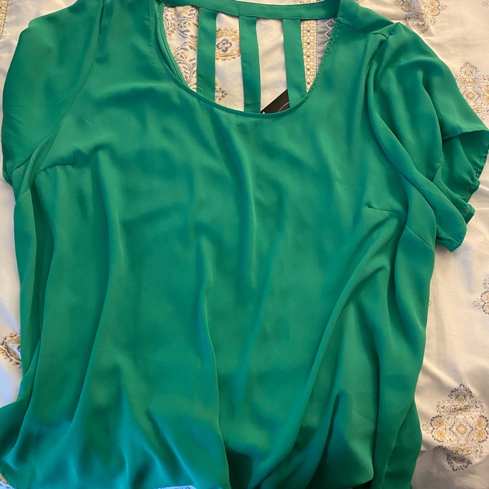 Torrid short sleeve blouse